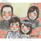 温かい雰囲気の似顔絵サンクスボード by 田村まりり【手描きの似顔絵を作成】