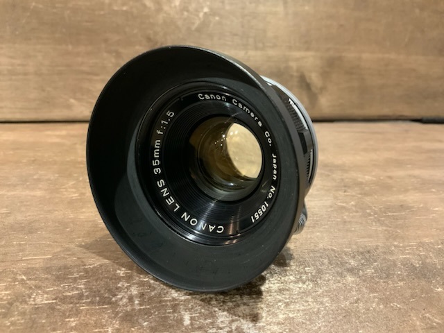 ��B��CANON Canon Lens 35mm F1.5 (L39)