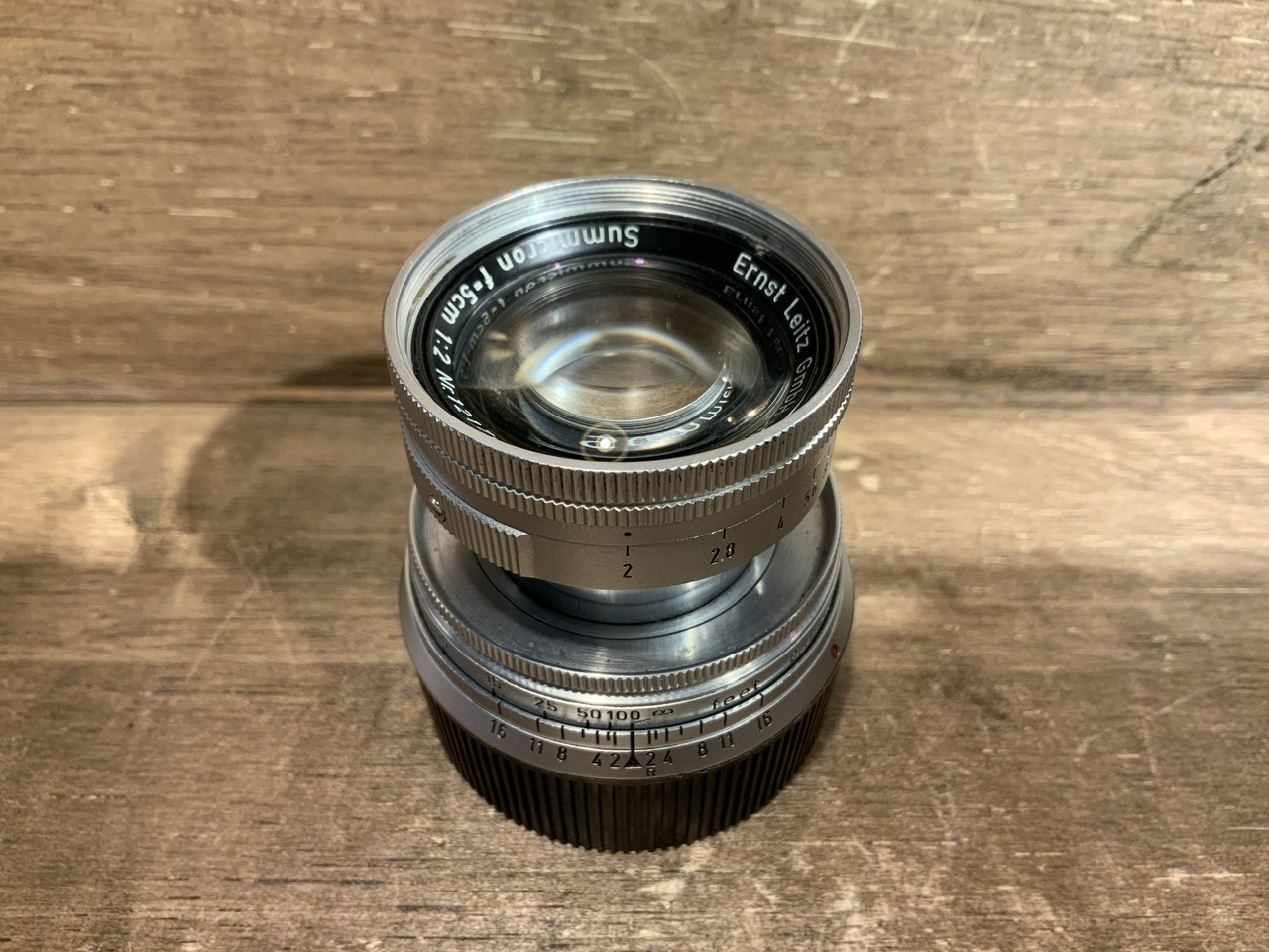 ��B��LEICA SUMMICRON 50mm Silver F2 (L/M)