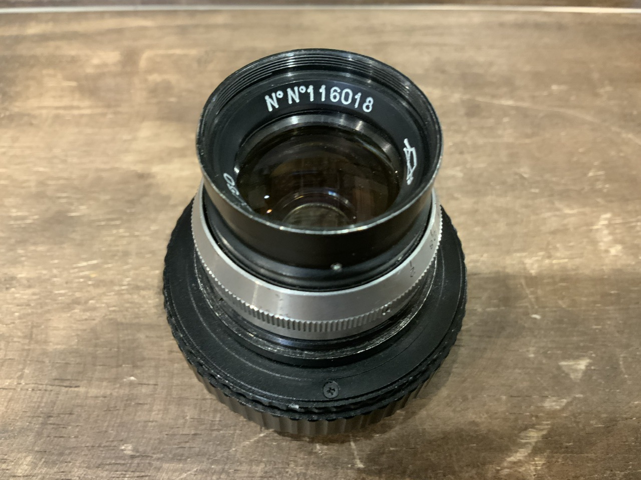 【中古・並品】PO3-3M 50mm F2 L39マウントレンズ B】 KMZ PO3-3M 50mm F2 (L39マウント改造品) | オールドレンズ