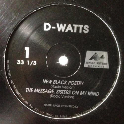 D-WATTS / NEW BLACK POETY