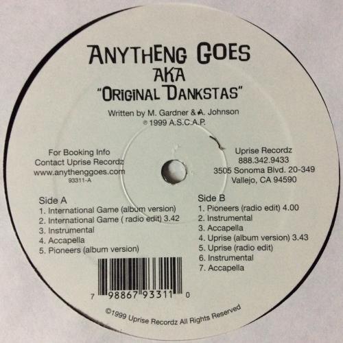 ANYTHENG GOES AKA ORIGINAL DANKSTAS / ANYTHENGS 309