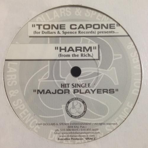 TONE CAPONE / MAJOR PLAYERS