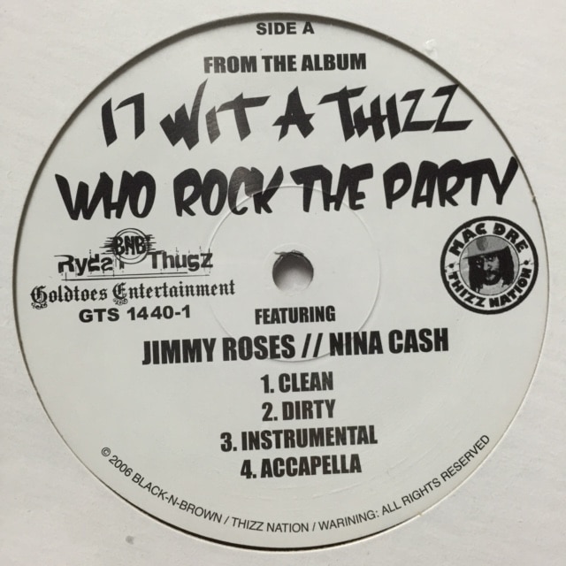 JIMMY ROSES / WHO ROCK THE PARTY