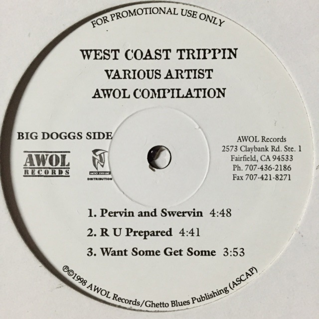V.A. / WEST COAST TRIPPIN AWOL COMPILATION