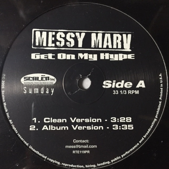 MESSY MARV / GET ON MY HYPE