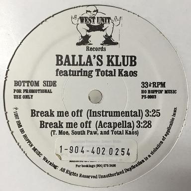 BALLA'S KLUB / BREAK ME OFF