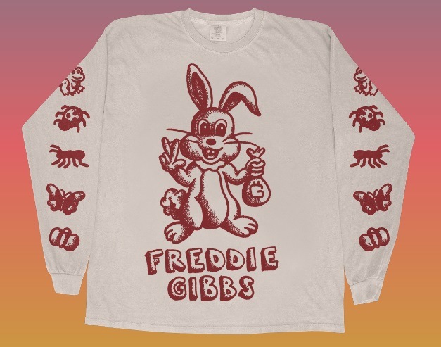 FREDDIE GIBBS CARTOON BUNNY LONG SLEEVE