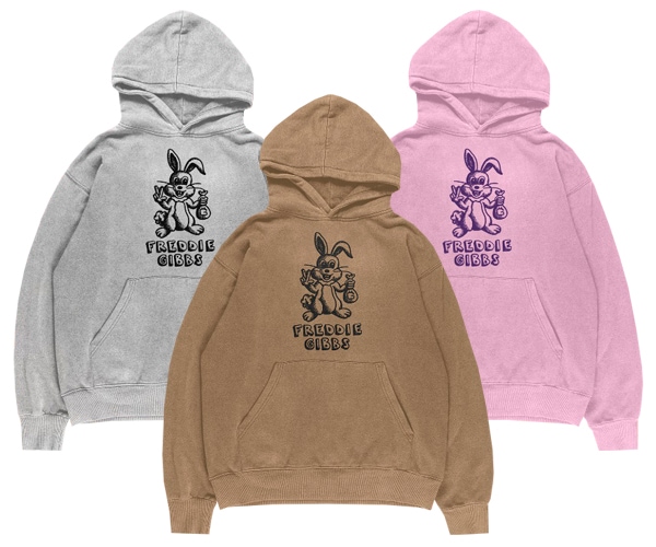 FREDDIE GIBBS CARTOON BUNNY HOODIE