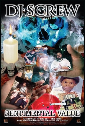 DJ SCREW SENTIMENTAL VALUE 24X36 OFFICIAL PEN&PIXEL POSTER*������ƥå�����ľɮ�������դ�