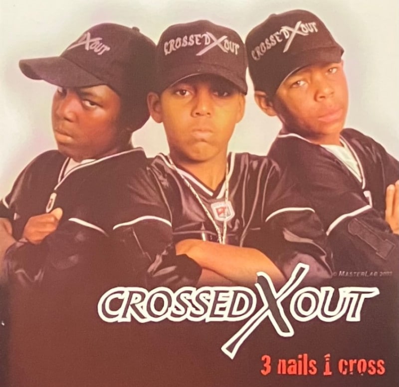 CROSSED X OUT / 3 NAILS 1 CROSS
