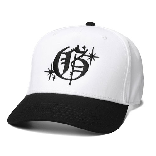 GREYGXDS ��Inglish Logo" 5-Panel Cap - (White & Black)