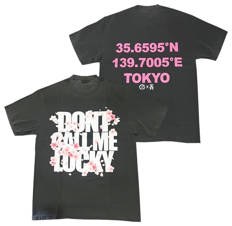 DONT CALL ME LUCKY Tee (Sand Gray)