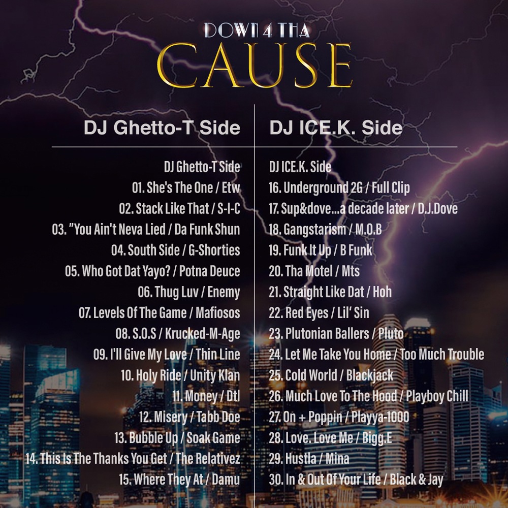 DOWN 4 THA CAUSE / DJ GHETTO-T & DJ ICE.K