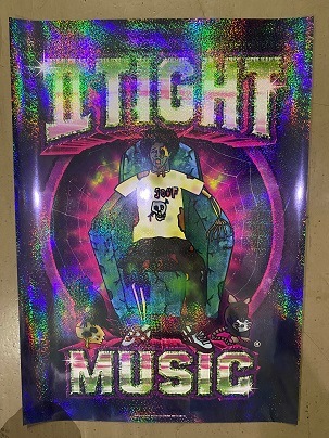 IITIGHTMUSIC ZOMBIE-KUN HOLOGLAM POSTER LIMITED 40 COPIES