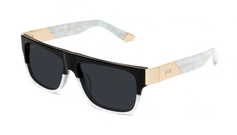 9five 22 Marble Croc & 24K Gold Shades