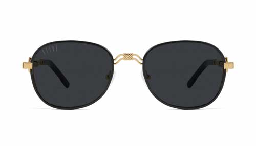 9five ST.MICHAEL Black & 24K Gold Shades | 9FIVE EYE WEAR