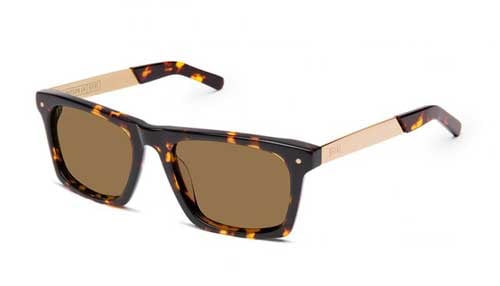 9five Watson LX Tortoise & 24K Gold Shades