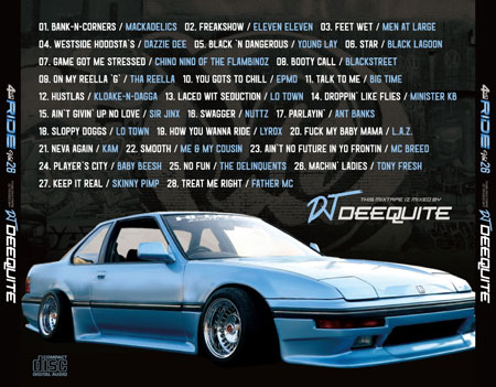 4YO RIDE Vol.26 / DJ DEEQUITE | MIXCD | IITIGHT MUSIC -SHIBUYA-