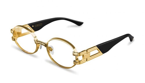 9five ST. James Black & 24K Gold Readers������ȥ������ॹ / �֥�å�&24K������� / ���ꥢ����� / �ʥ���ե�����