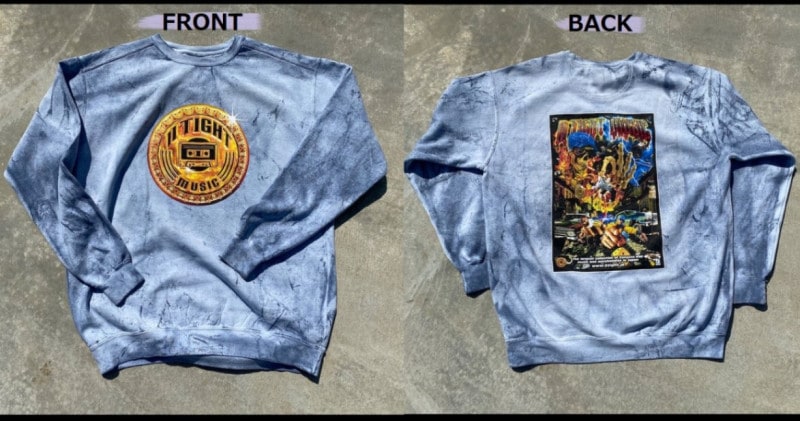 IITIGHTMUSIC REAL PEN&PIXEL GOLDCOIN LOGO SWEAT