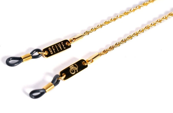 9FIVE 24K GOLD ROPE CHAIN EYEWEAR LANYARD