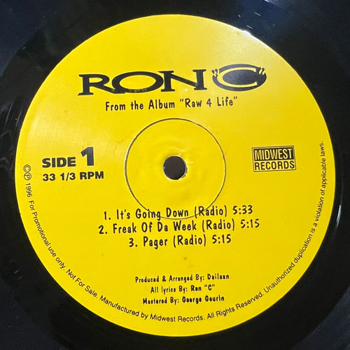 Ron "C" – It's Going Down / Freak Of Da Week / Pager