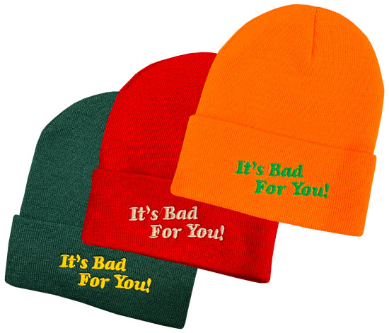"Jay Worthy" It's Bad For You! Beanie