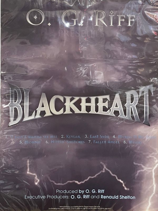 O.G. Riff – Blackheart Poster