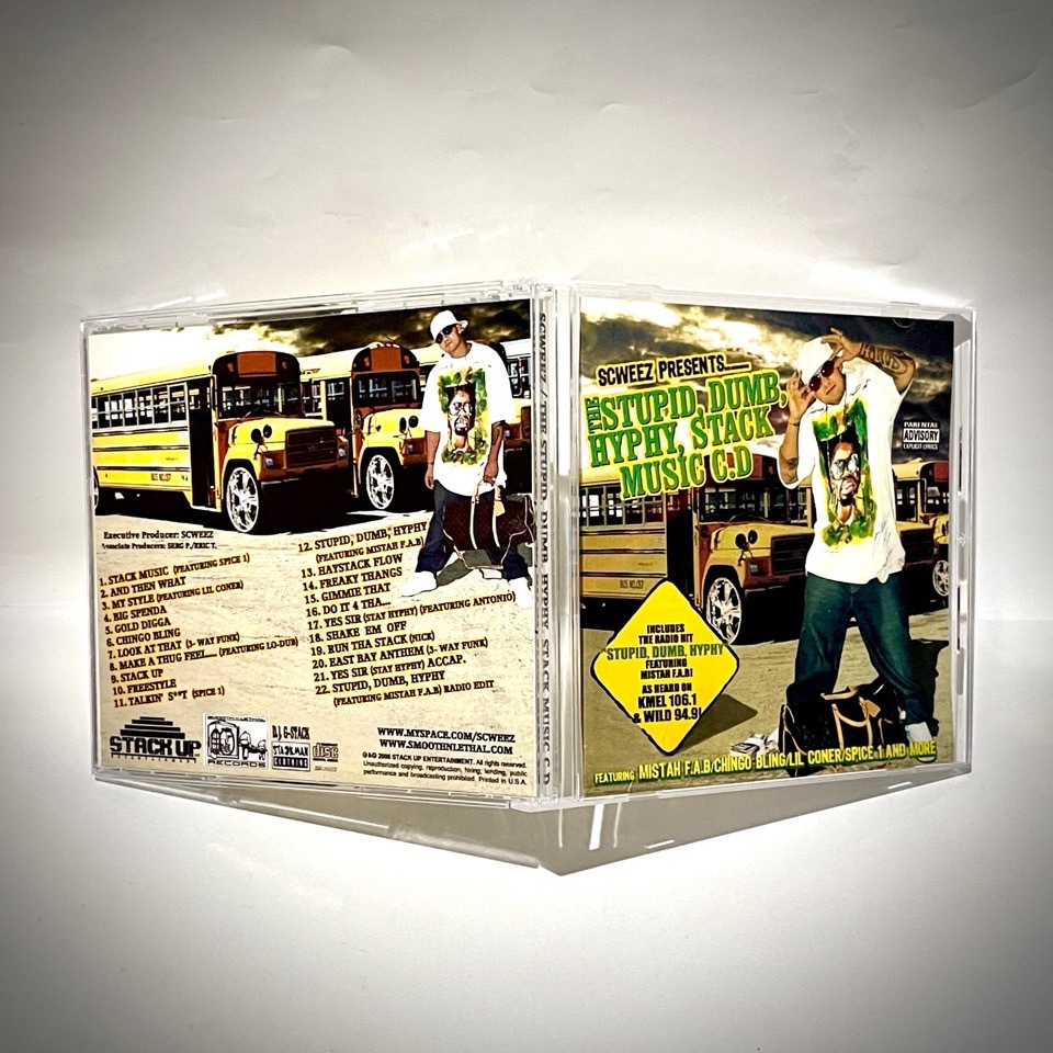 Scweez - The Stupid, Dumb, Hyphy, Stack Music C.D