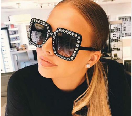 美品　CAZAL　サングラス　MOD9004　ブラックレンズ　ラインストーン 美品 CAZAL サングラス MOD9004 ブラックレンズ ラインストーン