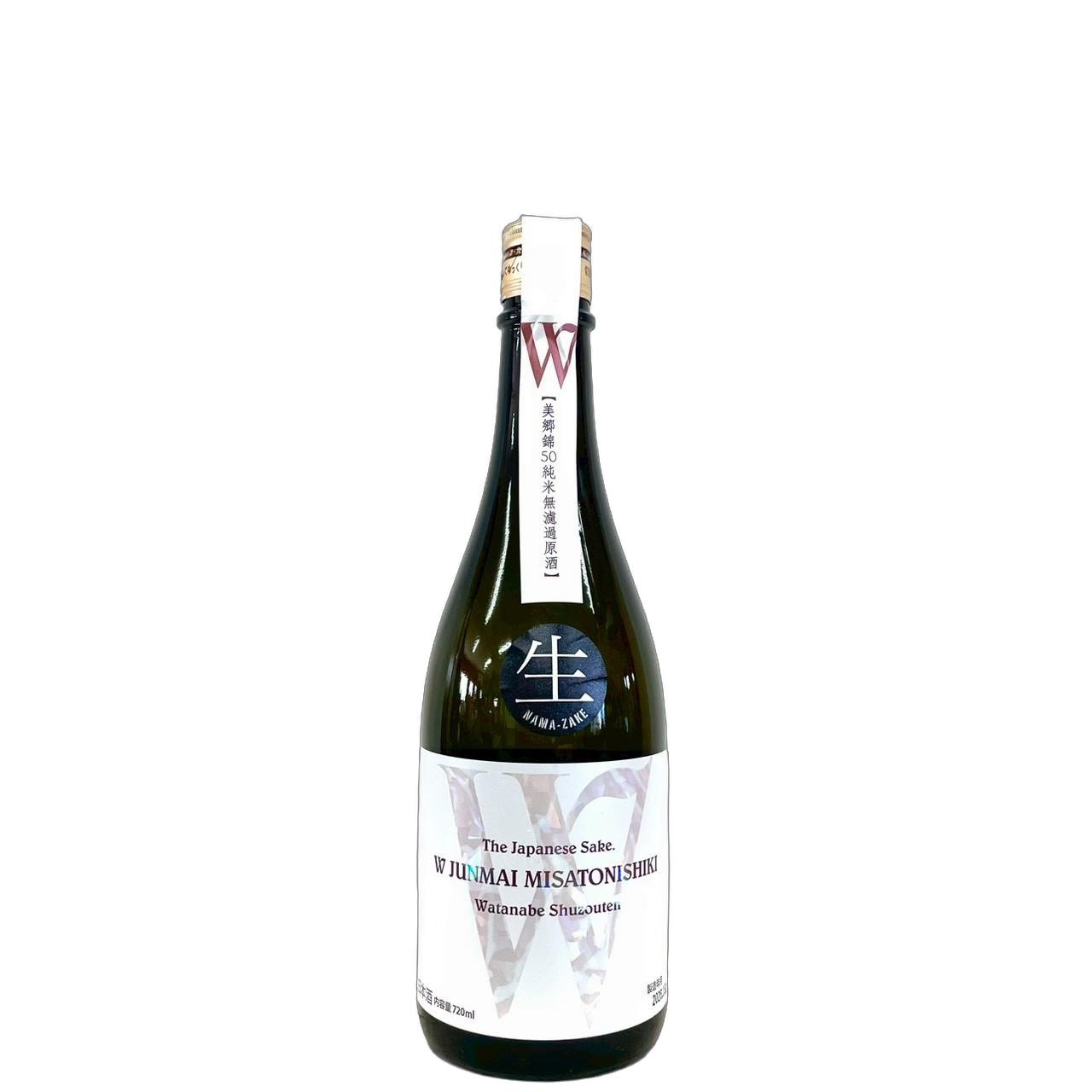 W(ダブリュー) 美郷錦 純米 無濾過生原酒 720ml | さいとう酒店