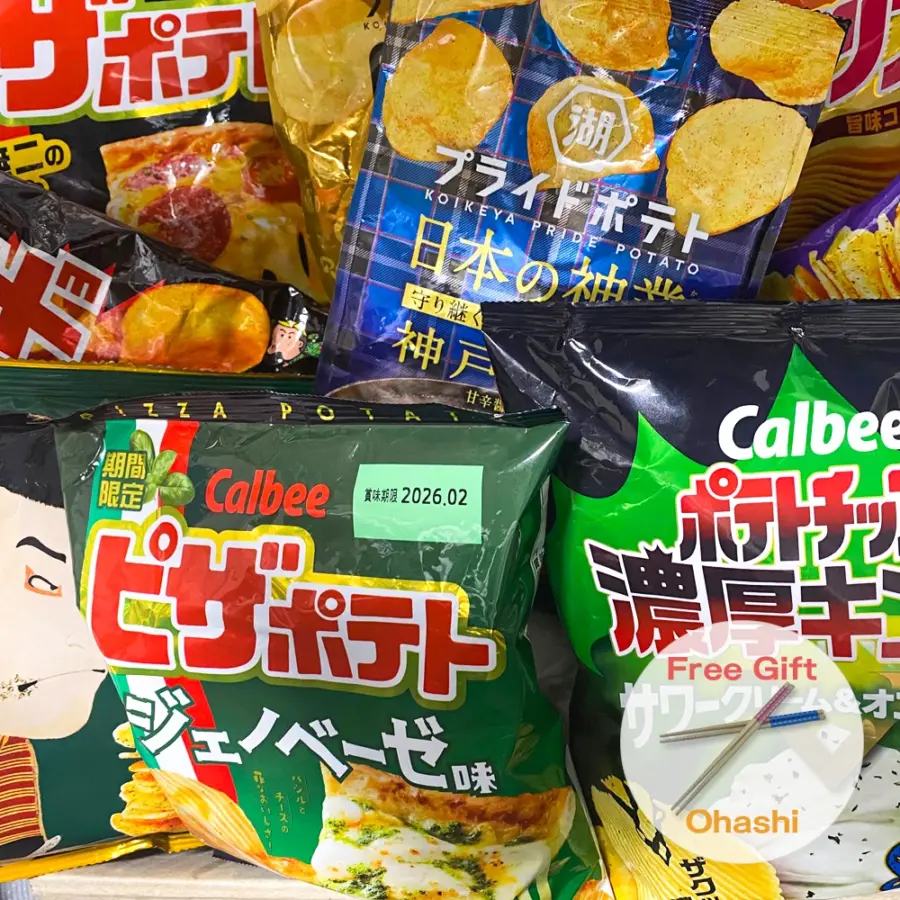 Japanese Snack Mix Potato Chip Flavor Sampler 21 | お菓子/snacks