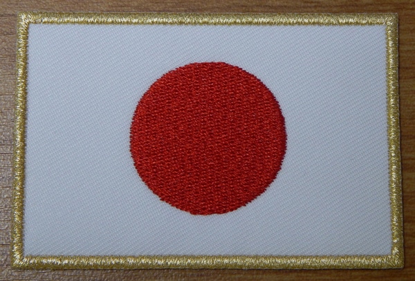 日の丸ワッペン　横約６ｃｍ