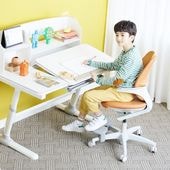 【日本独占販売】デュオバック ラビット RA-070LSF キッズチェア 学習椅子 うさ耳型背もたれ 肘付き 足置き 回転椅子 ストップキャスター DUOBACK RABBIT 正規品 韓国