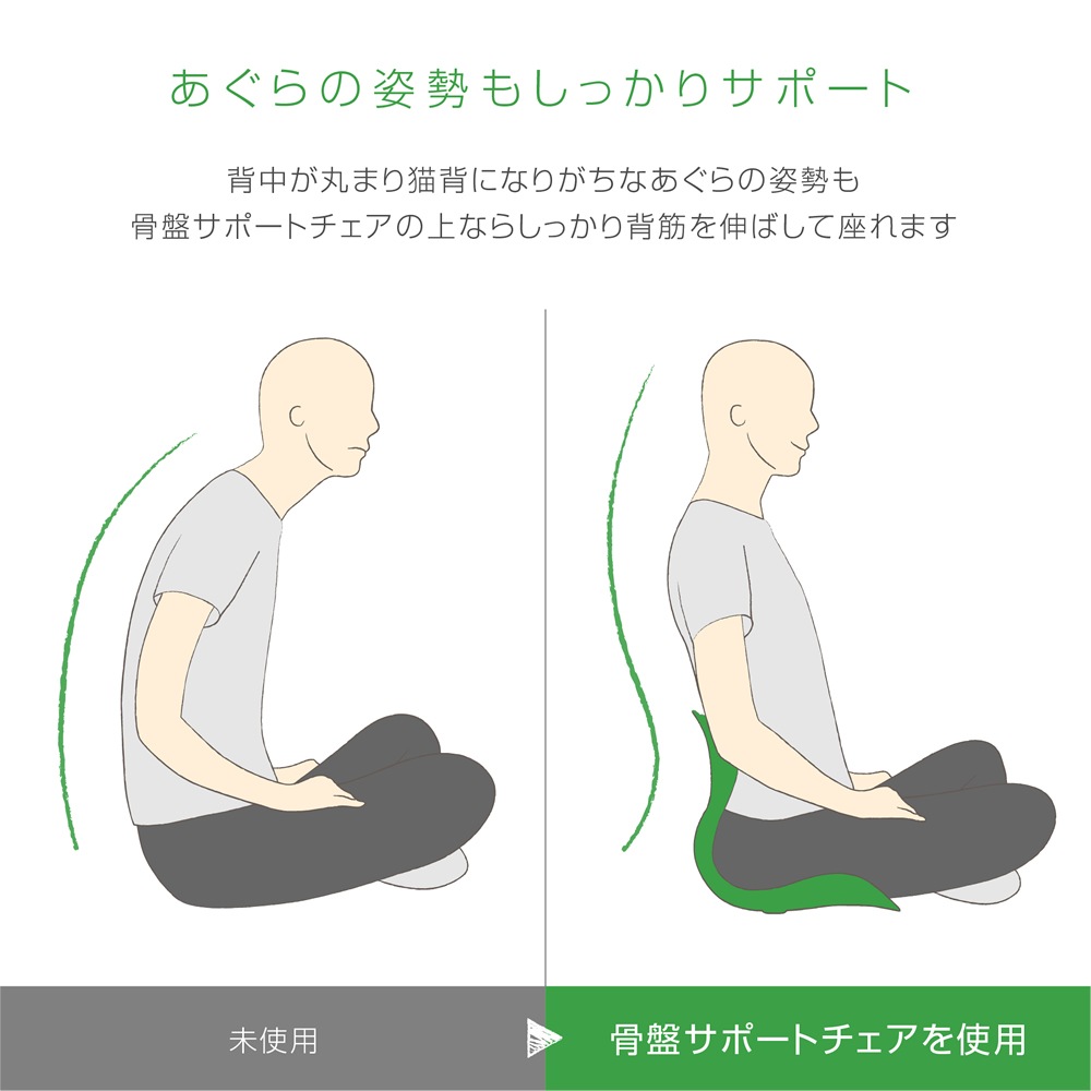 マイコンフィ RC1210 骨盤サポートチェア【男性用】mycomfy 骨盤