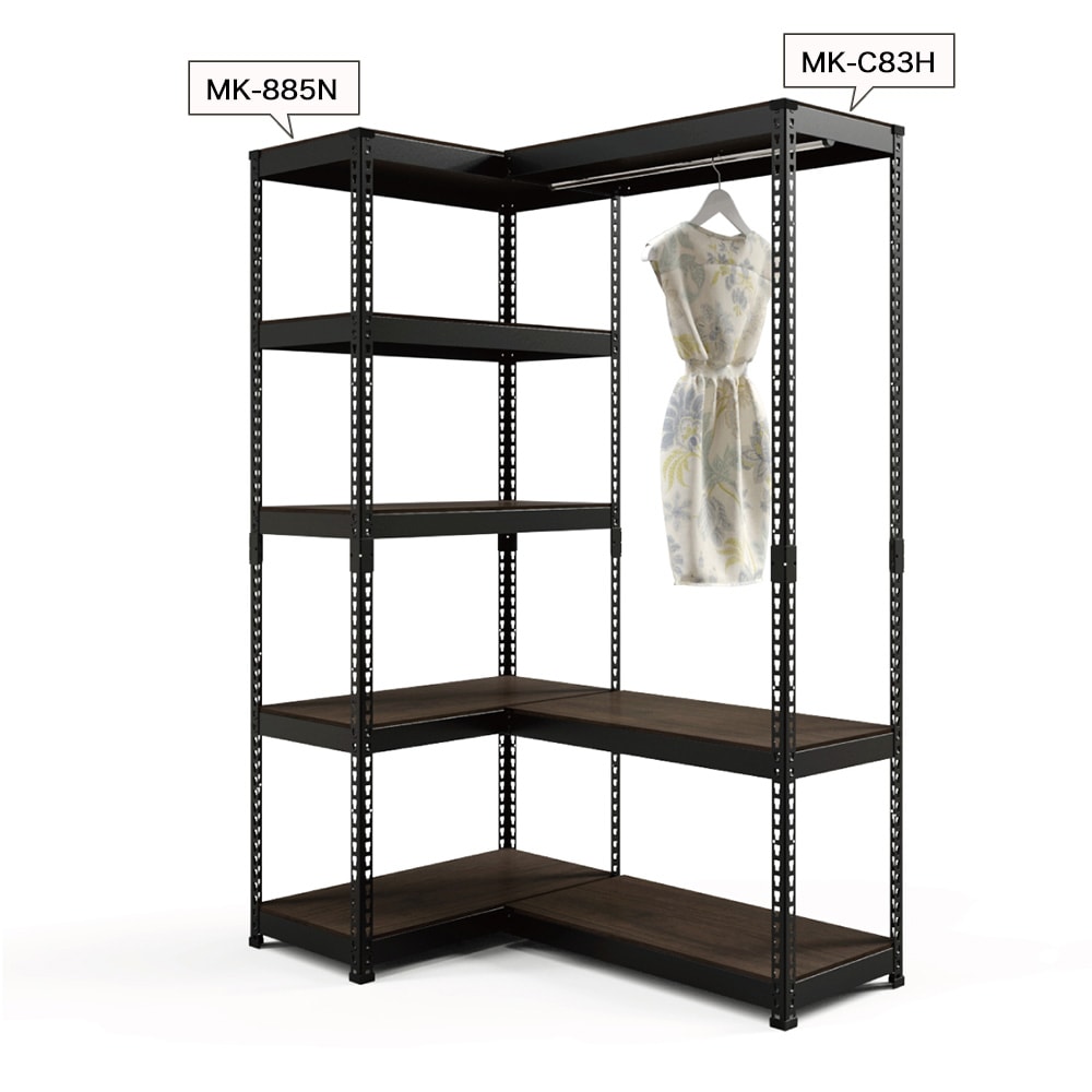 M♦ 希少 ヴィンテージ　U.S ARMY 　２段ラック 新発売】メタル＆ウッドラック 専用 コーナー連結3段 幅81cm 高