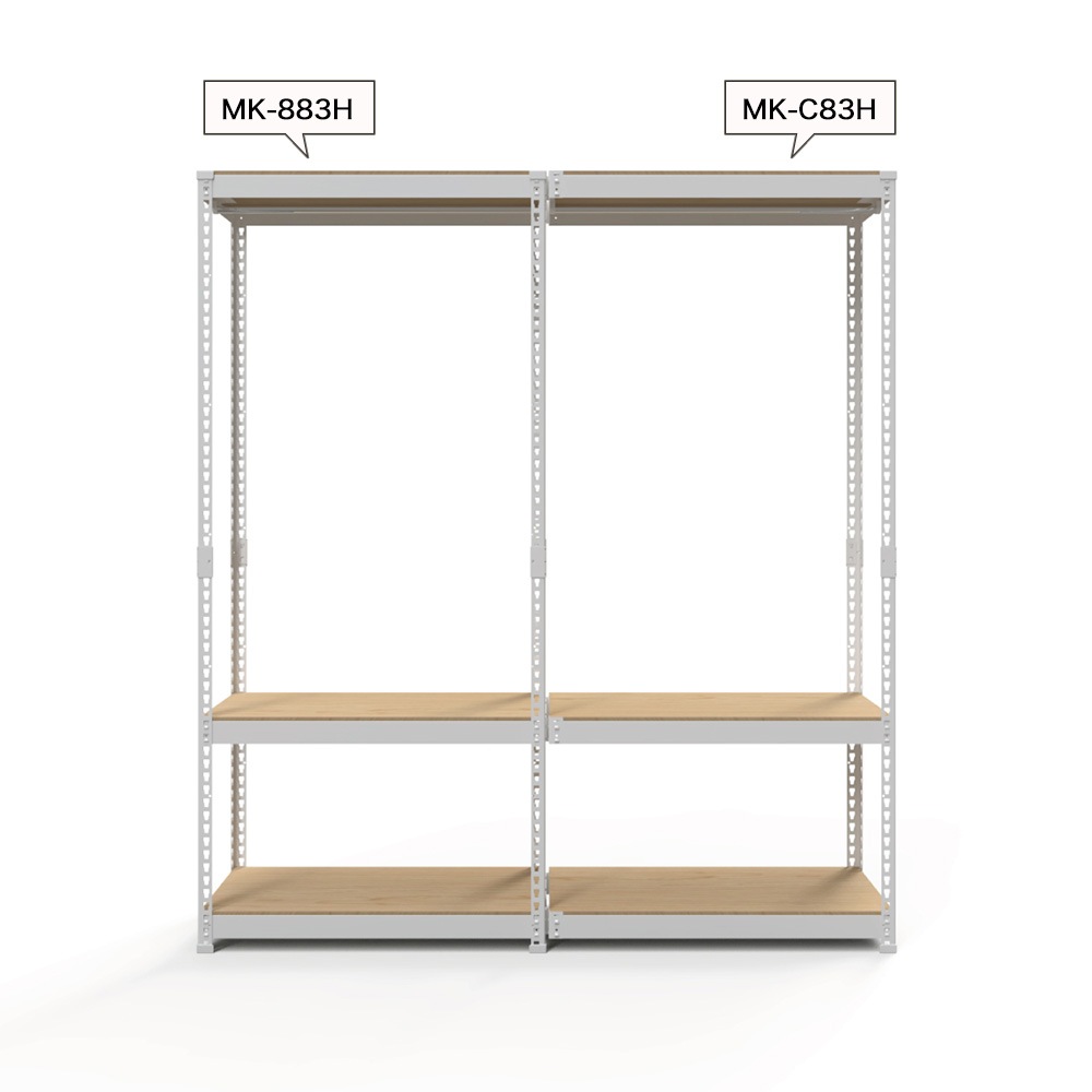 ③棚の上部分 山善（YAMAZEN） ラック 棚 木製棚板 3段 幅65 奥行き41.5 高さ85cm