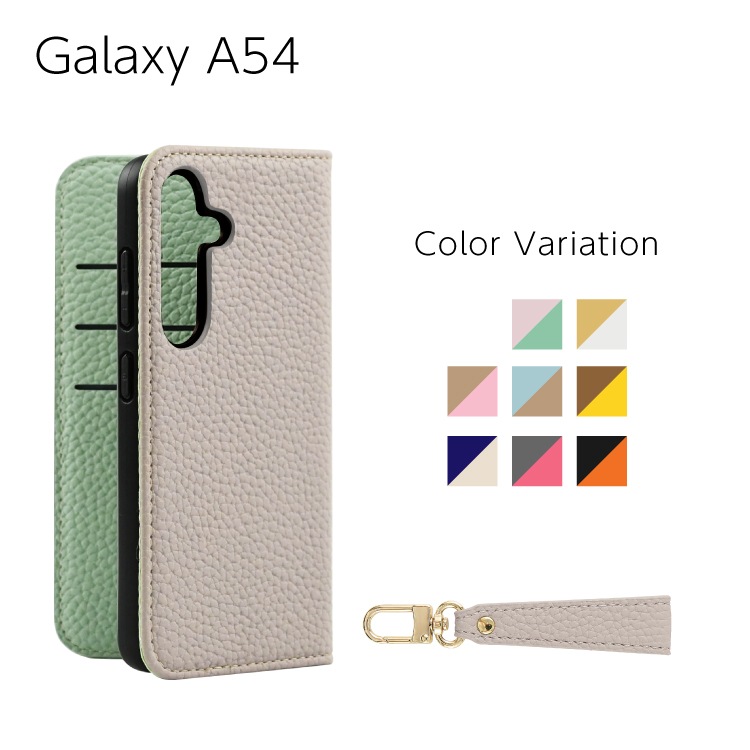Galaxy A54 Sophia ���硼�ȥ��ȥ�å��դ� PU������ �Х����顼