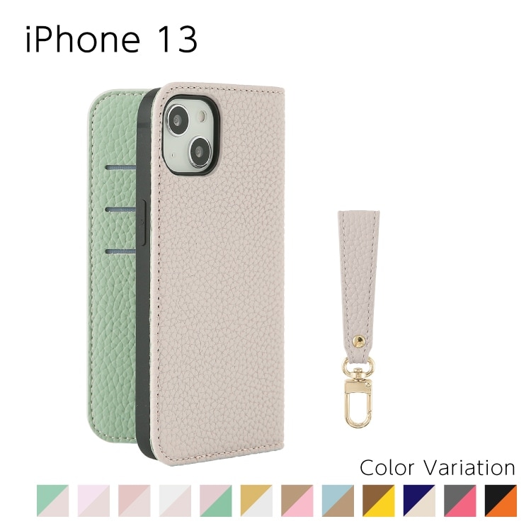 iPhone 13 Sophia ���硼�ȥ��ȥ�å��դ� PU������ �Х����顼