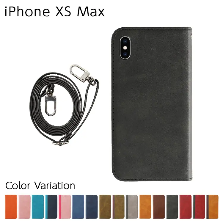 iPhone XS Max �ե��ԥ�PU �����������å�