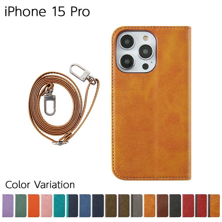iPhone 15 Pro �ե��ԥ�PU �����������å�