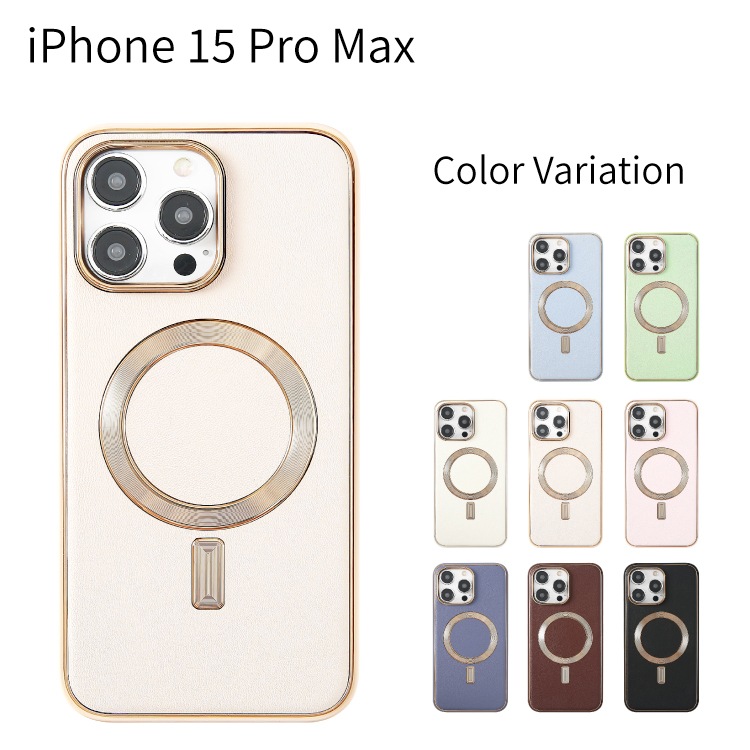 PLATA iPhone15 Pro Max ケース カバー 透明 クリアー MagSafe