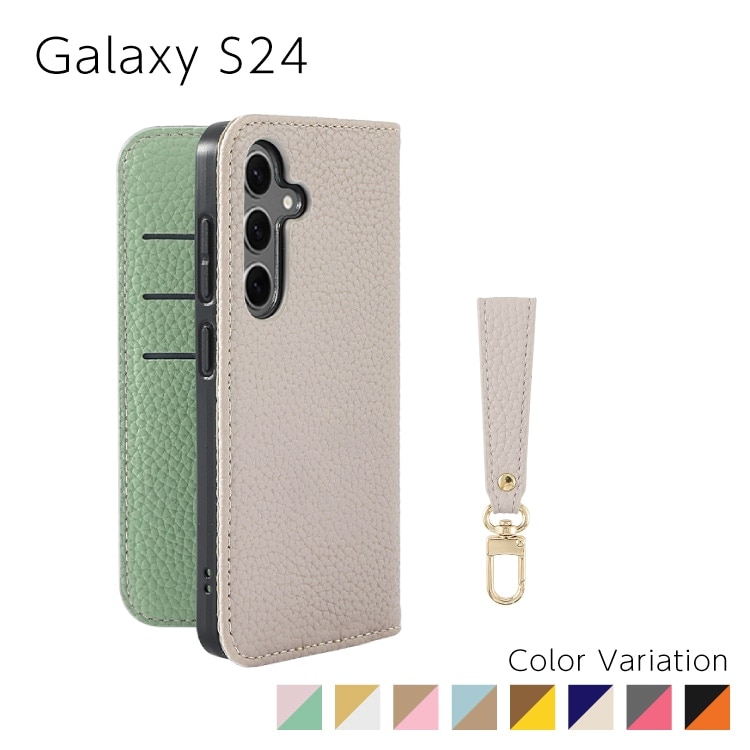 Galaxy S24 Sophia ���硼�ȥ��ȥ�å��դ� PU������ �Х����顼
