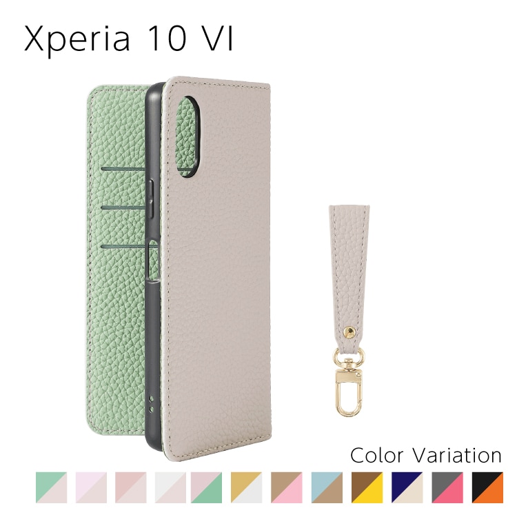 Xperia 10 VI Sophia ���硼�ȥ��ȥ�å��դ� PU������ �Х����顼