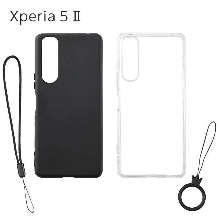 Xperia 5 II ���ե�TPU������ ���ȥ�å��դ�