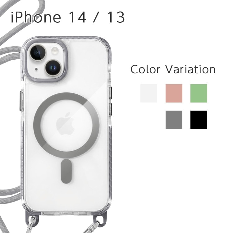 iPhone 14 / 13 �ݥåԥ� MagSafe�б� ���ȥ�å��դ����ꥢ������