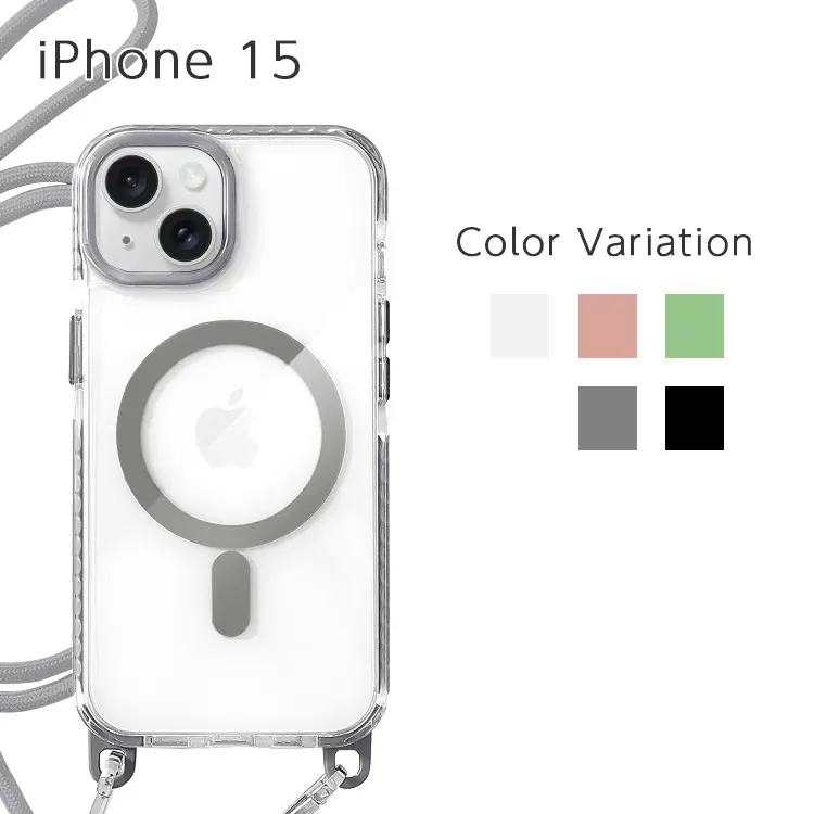 iPhone 15 �ݥåԥ� MagSafe�б� ���ȥ�å��դ����ꥢ������