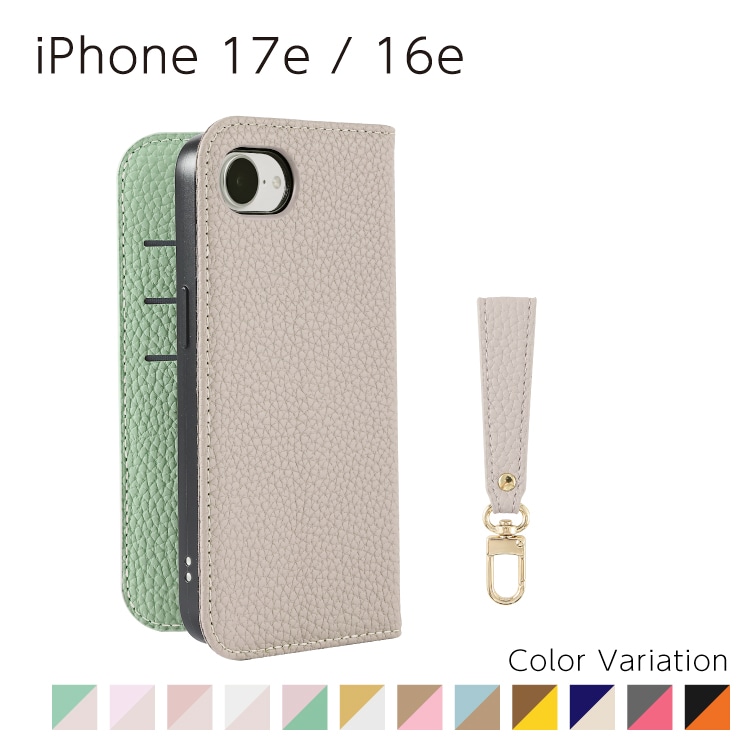 iPhone 17e / 16e Sophia ���硼�ȥ��ȥ�å��դ� PU������ �Х����顼