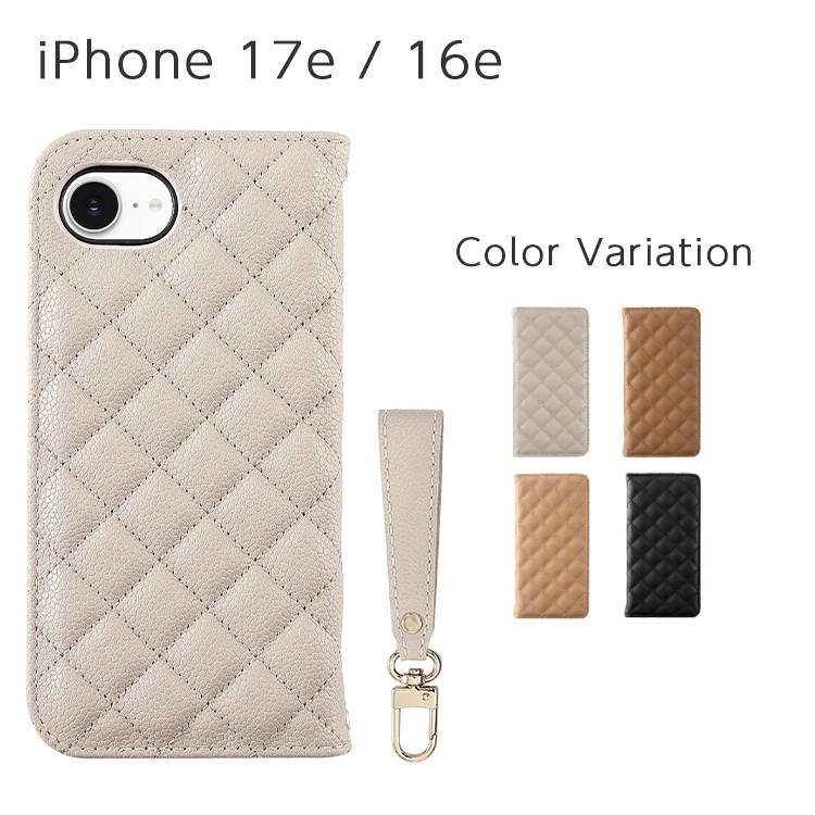 iPhone 17e / 16e quiltdairy ����ƥ��� ���硼�ȥ��ȥ�å��դ� ��Ģ��������